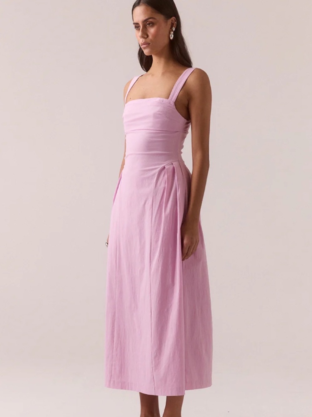 NWT MON RENN PINK NIXIE DRESS, MEDIUM